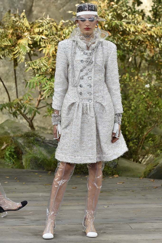 Karl Lagerfeld's Rainy Day Solution at Chanel - Daily Front Row