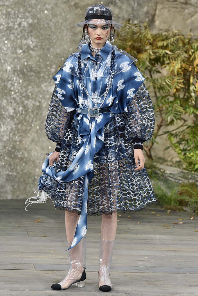 Karl Lagerfeld's Rainy Day Solution at Chanel - Daily Front Row
