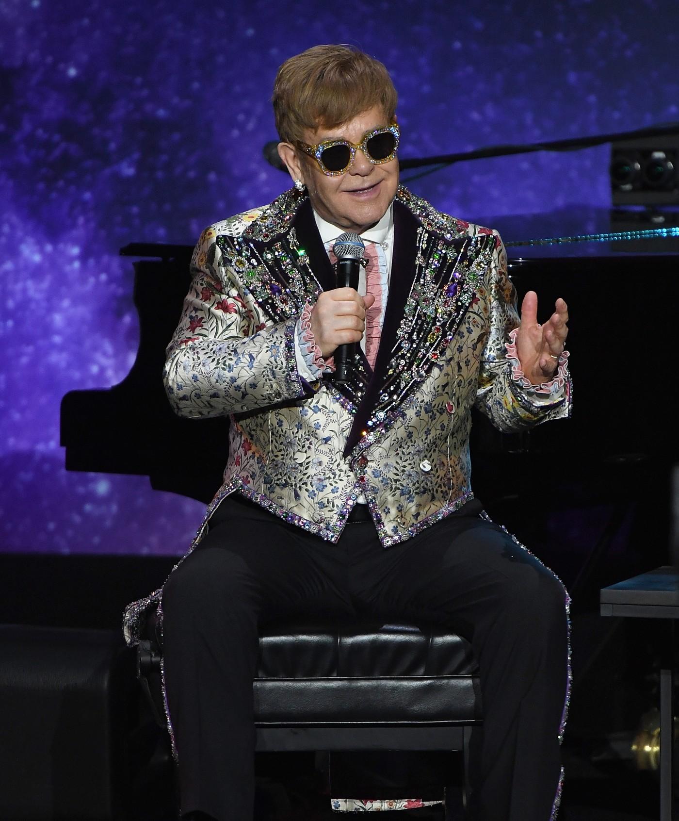 Elton John Lands Exclusive Gucci Wardrobe For Farewell Tour
