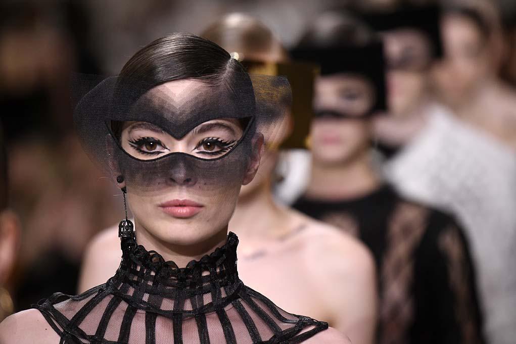 13 Stunning Eye Masks From the Dior Couture Show