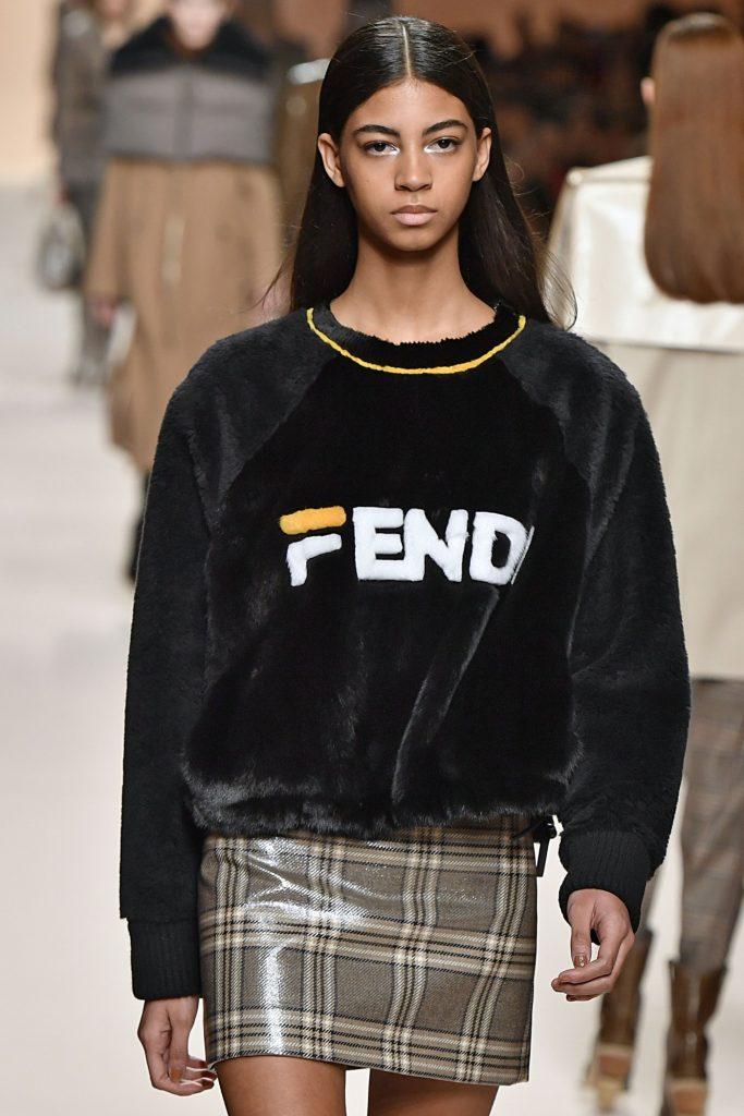 Fendi Appropriates Fila's Iconic Logo for Fall 2018