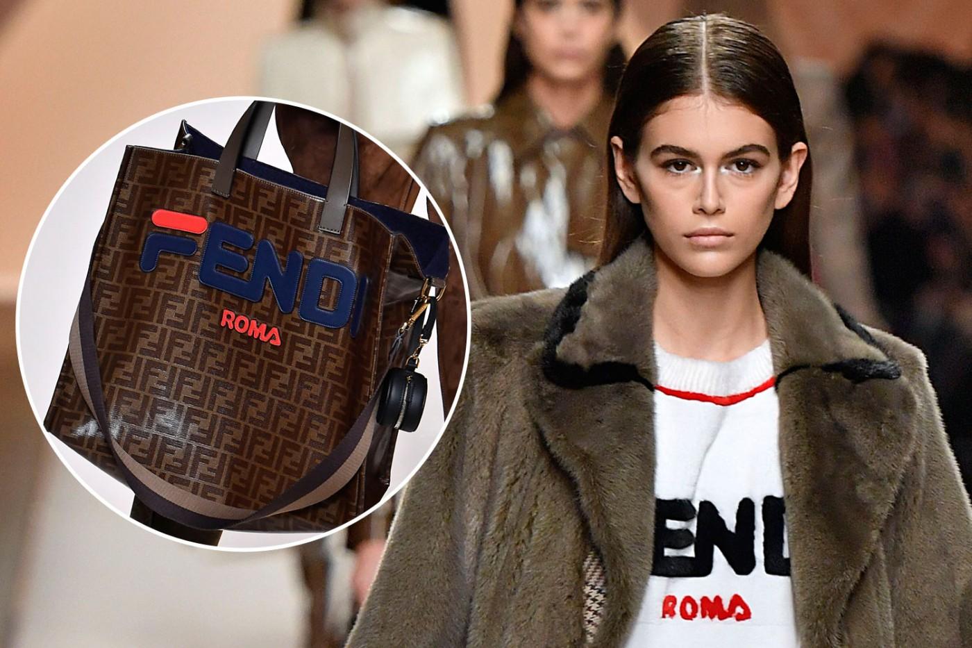 fendi using fila logo