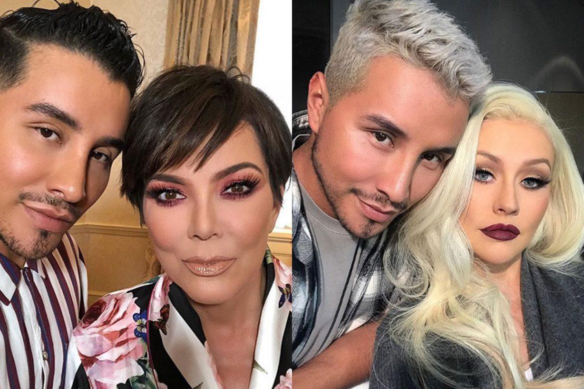 The Man Behind Kris Jenner And Christina Aguilera S Best Beauty Looks