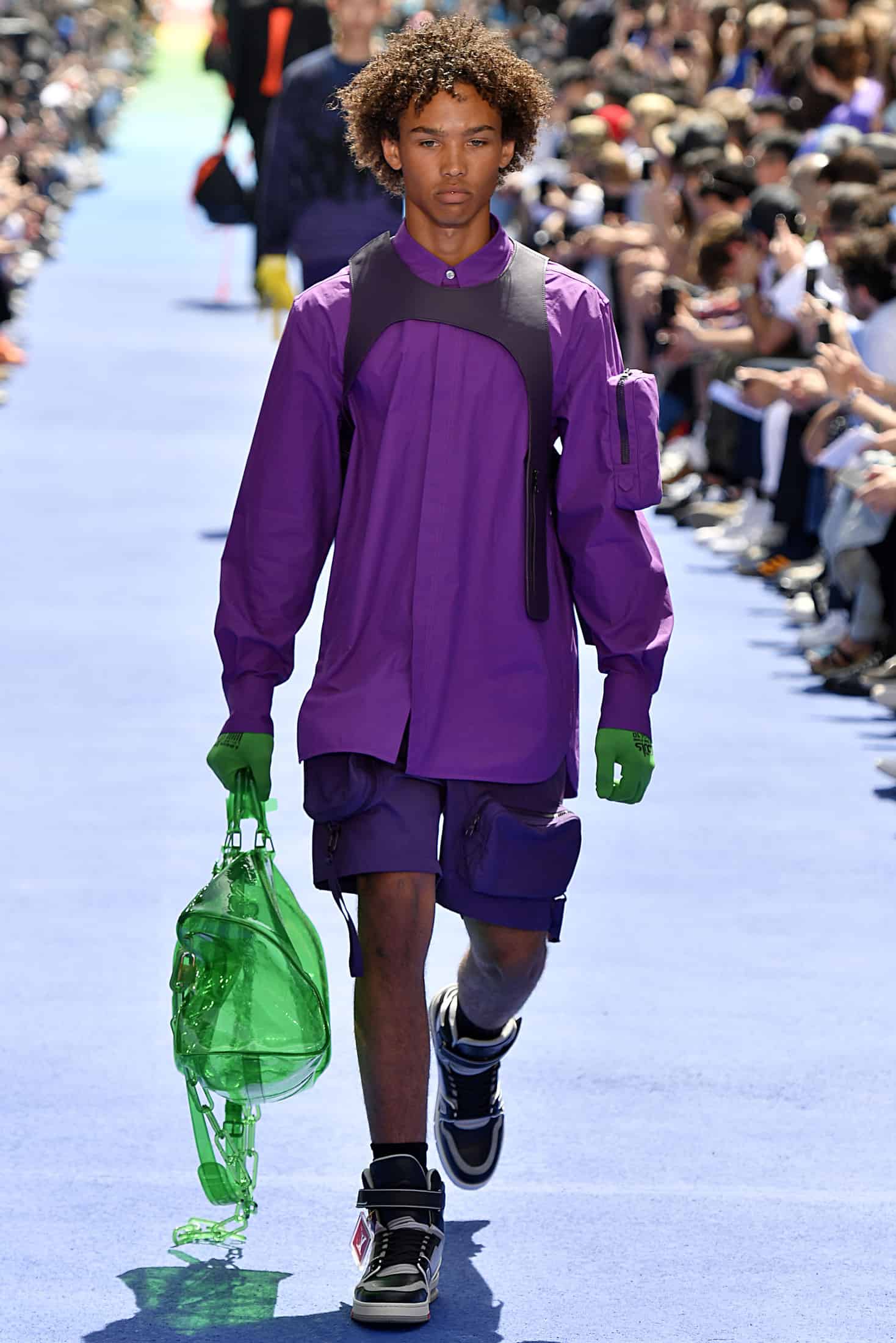Kanye West and Virgil Abloh Hug and Cry at Finale of Louis Vuitton Men's  Show - Virgil Abloh Debuts First Collection for Louis Vuitton Mens