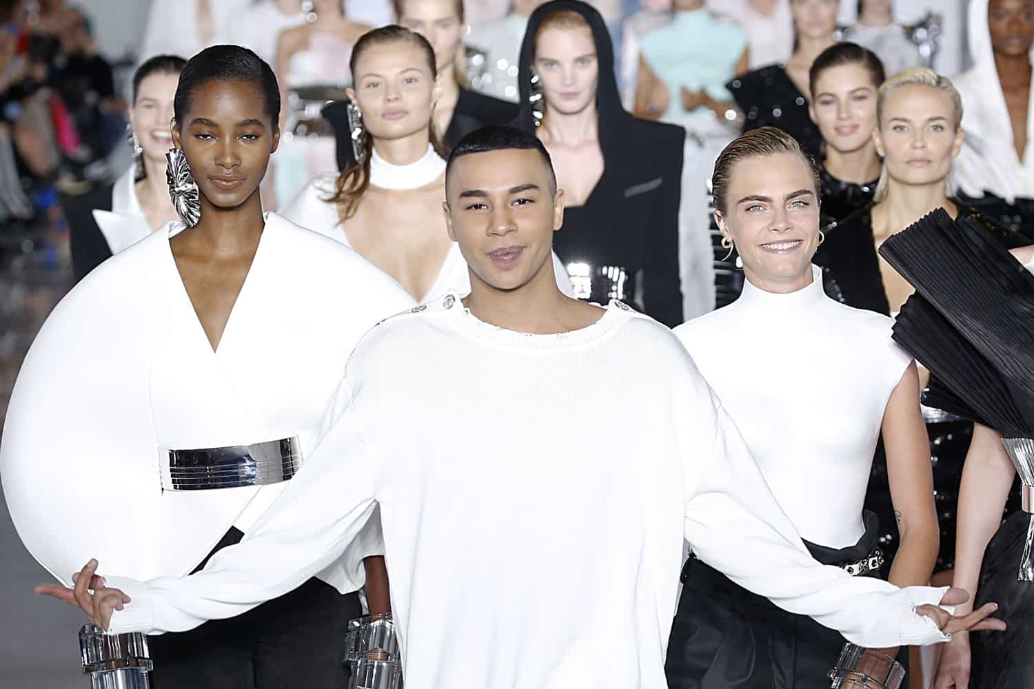 Olivier Rousteing Had to Really Fight for Diversity at Balmain