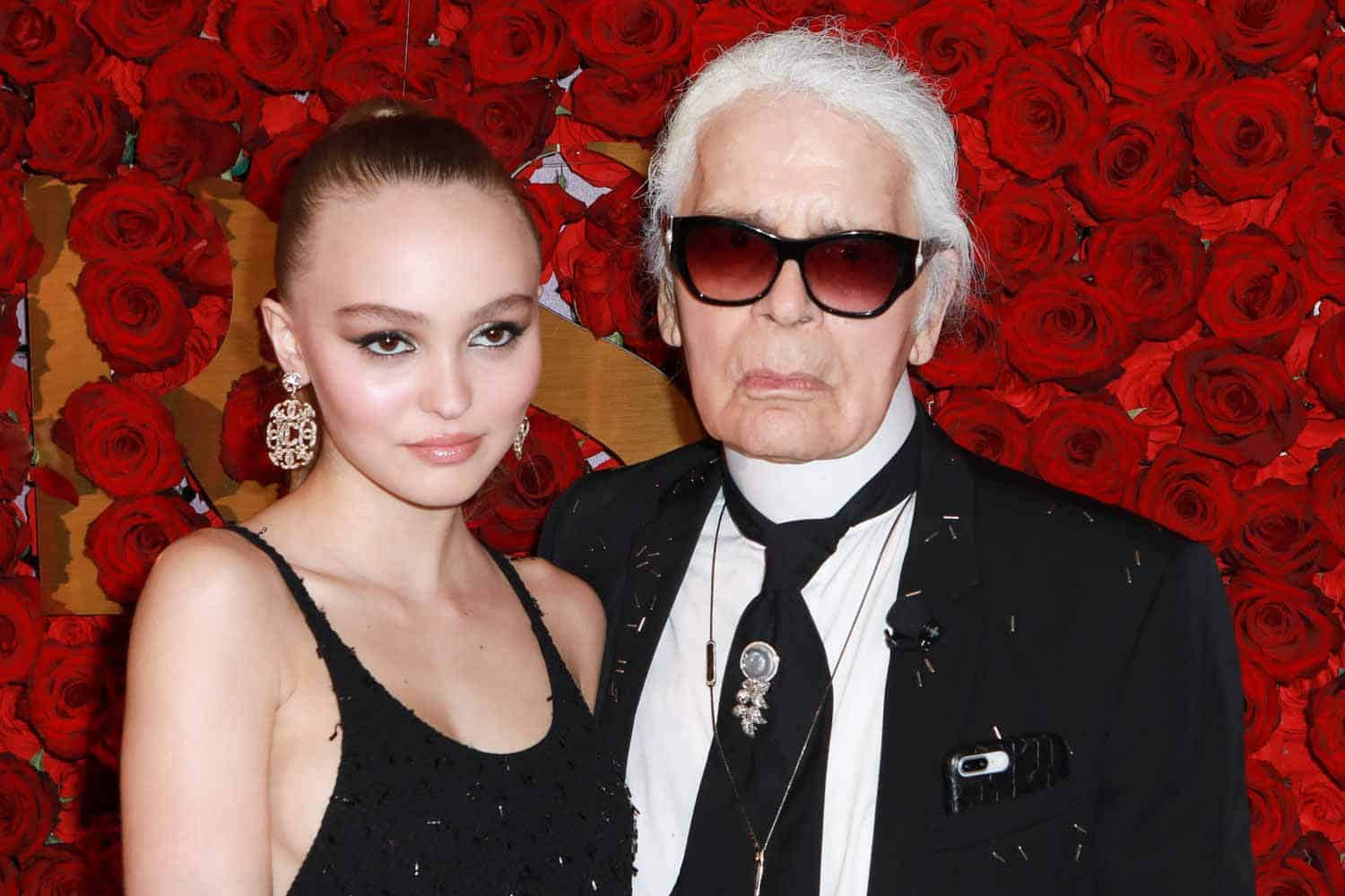 Lily-Rose Depp Swaps Cat Pics With Karl Lagerfeld