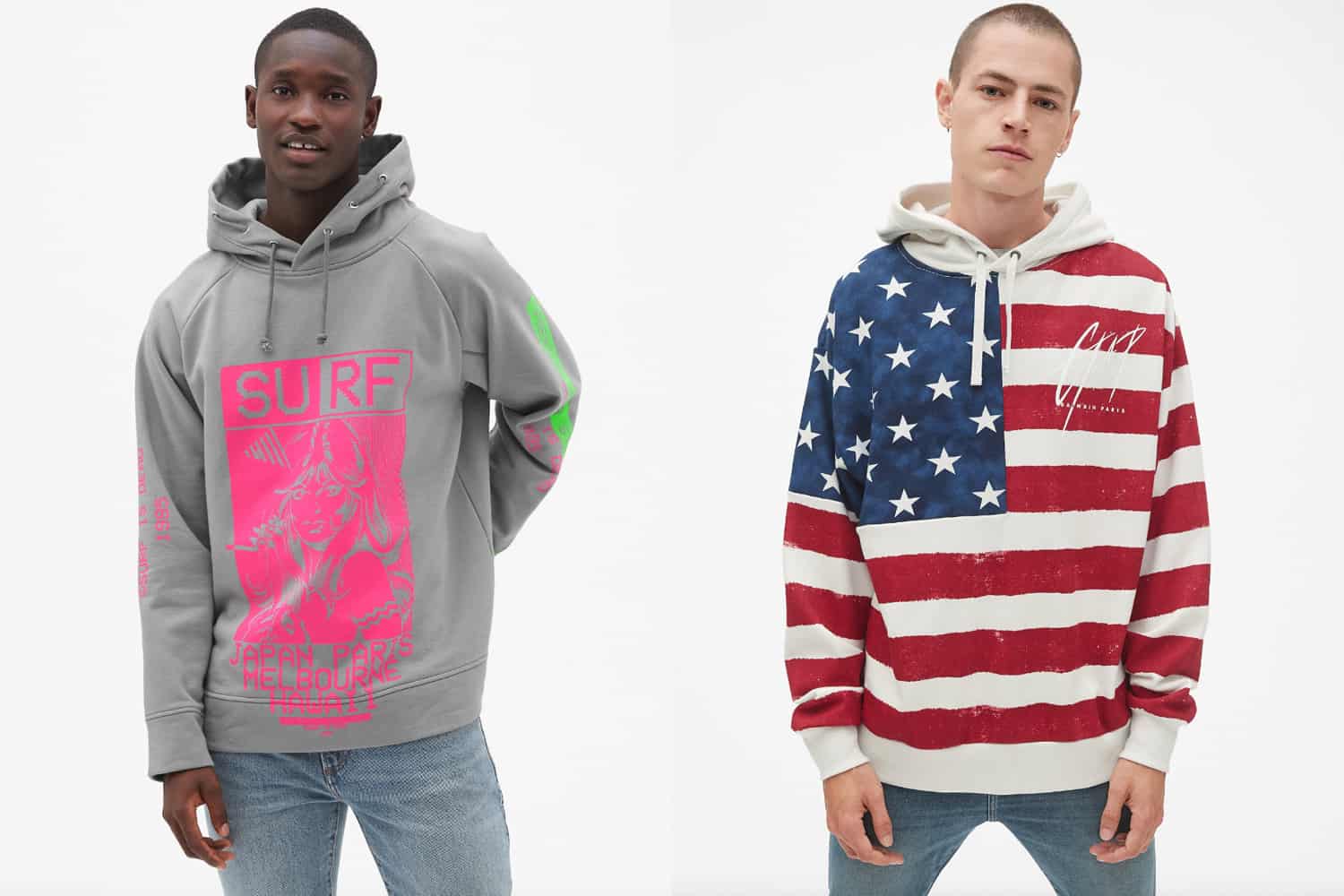 GQ Remade Gap Hoodies With the Coolest Designers on the Planet