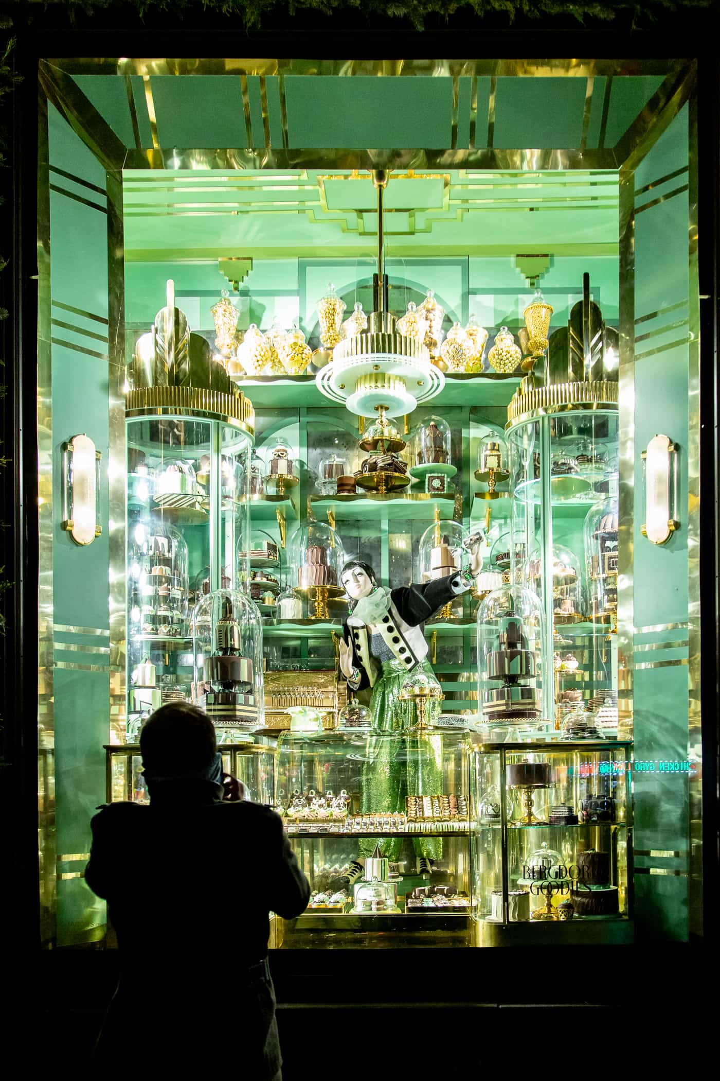 Bergdorf Goodman Luxury Department Store Display, NYC Stock Photo