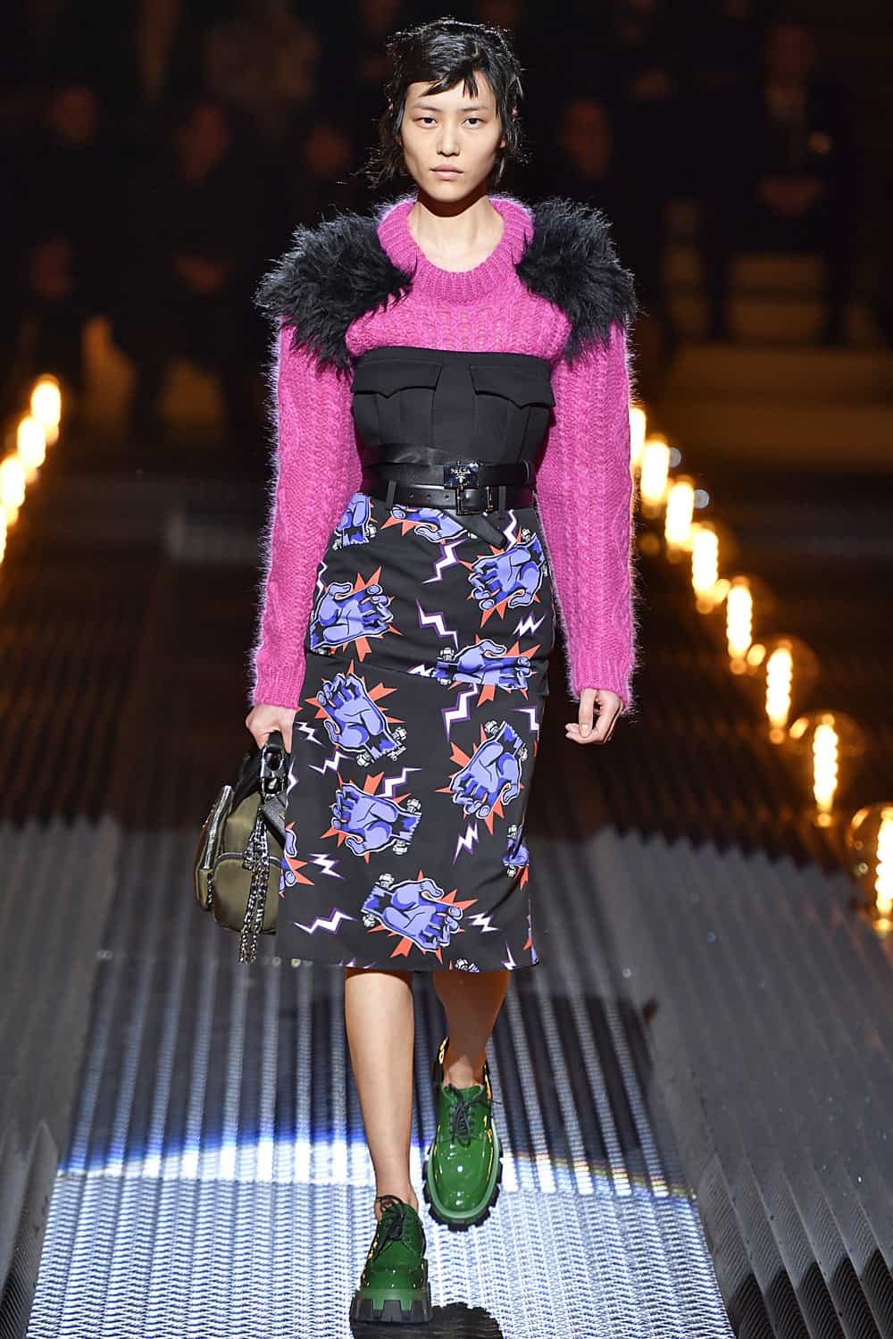 Color! Texture! Gigi! Kaia! See Every Look From Prada's Latest Show