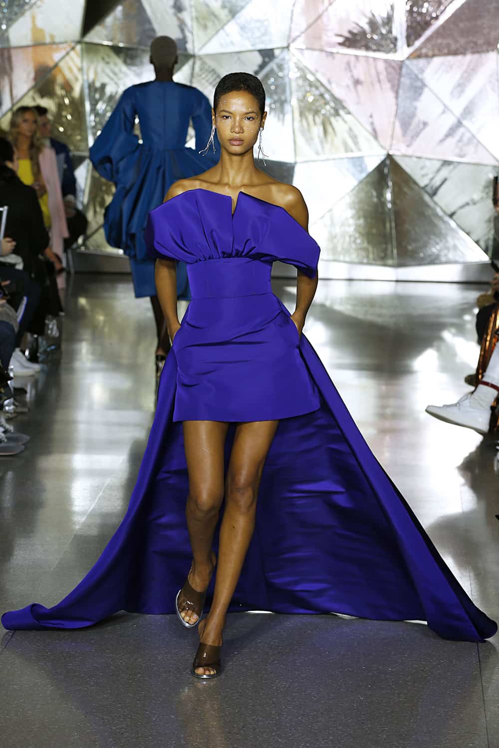 Christian Siriano's Sky-High Fashion Show Reaches for the Stars