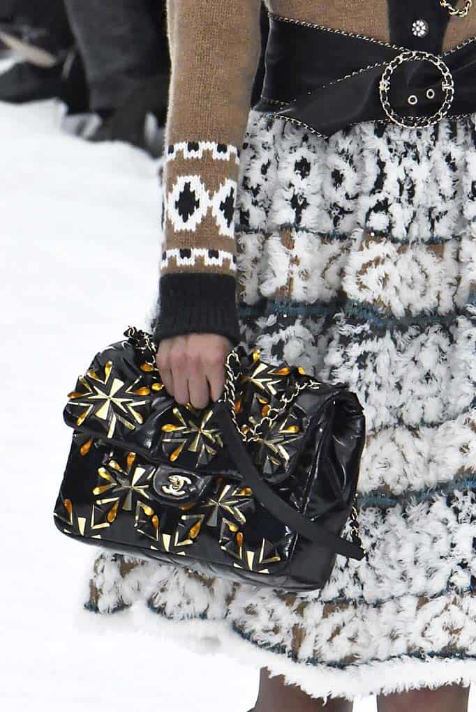 chanel runway purse