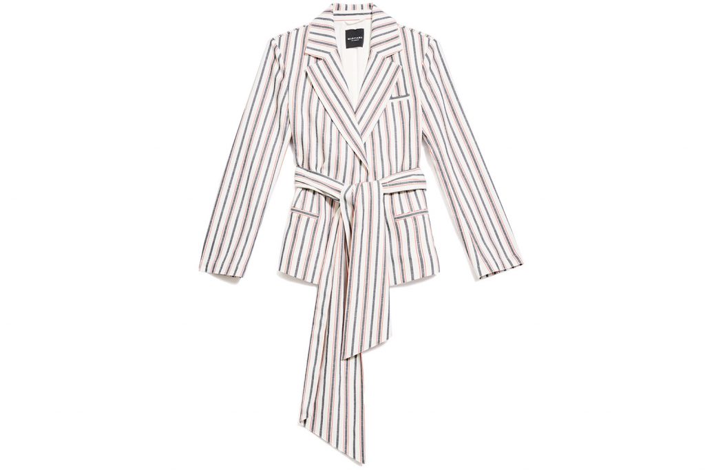 Editor's Pick: Marciano's Red, White, and Blue Striped Blazer