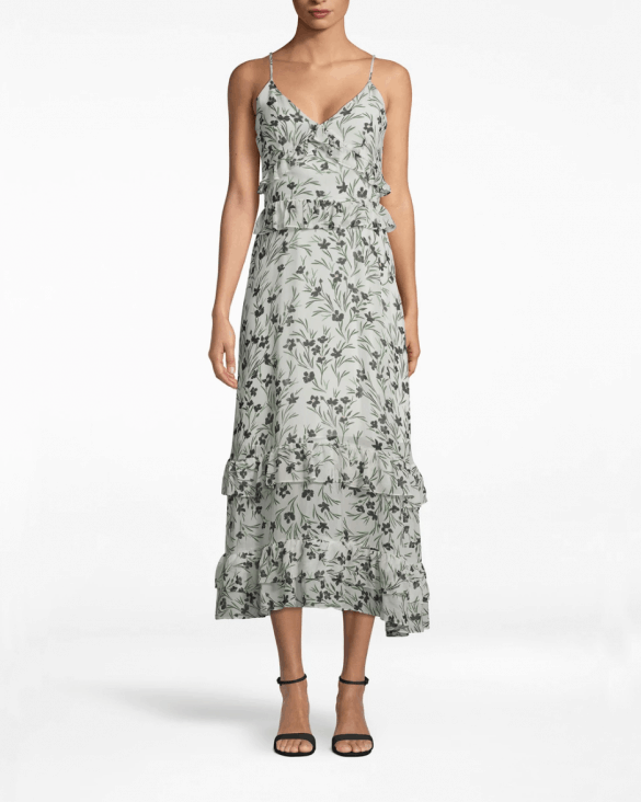 Editor's Pick: Nicole Miller Flower Patch Silk Midi Dress
