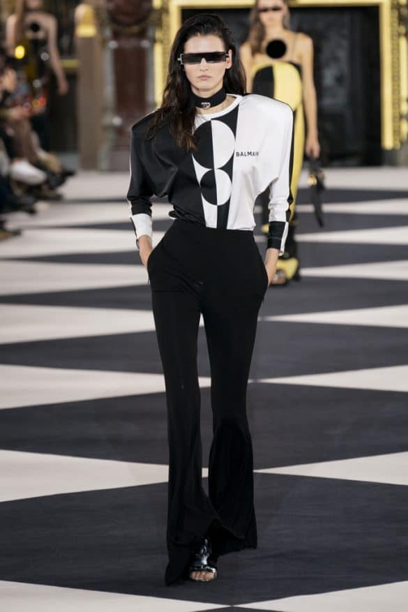 Olivier Rousteing Takes Balmain Back to the '80s for Spring 2020