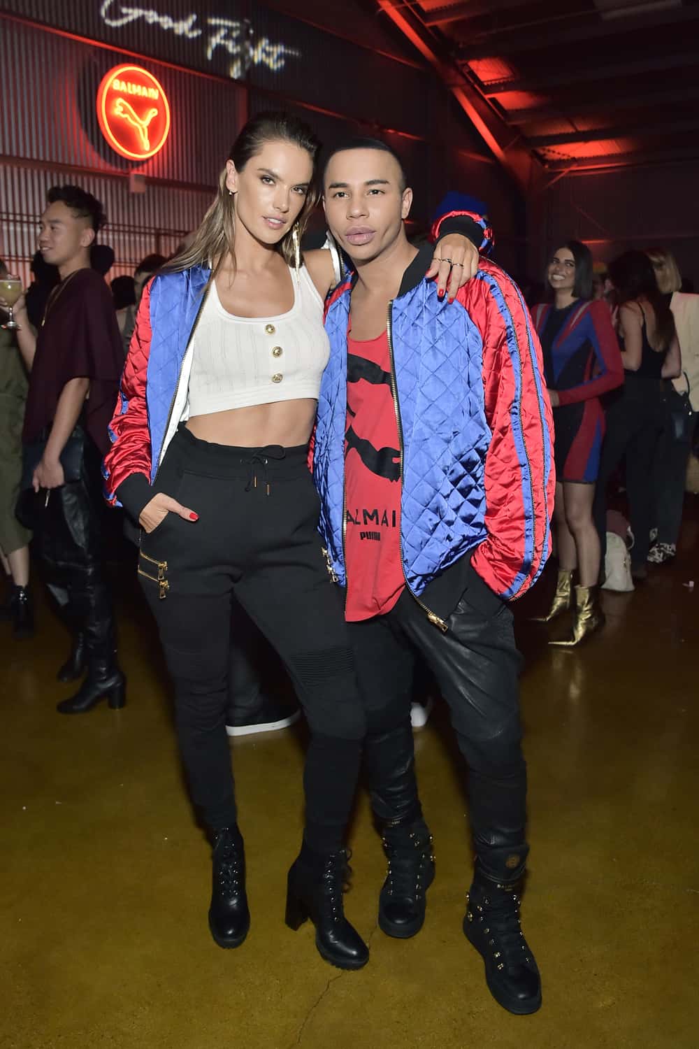 Cara Delevingne and Olivier Rousteing Fête Their Puma x Balmain Collab
