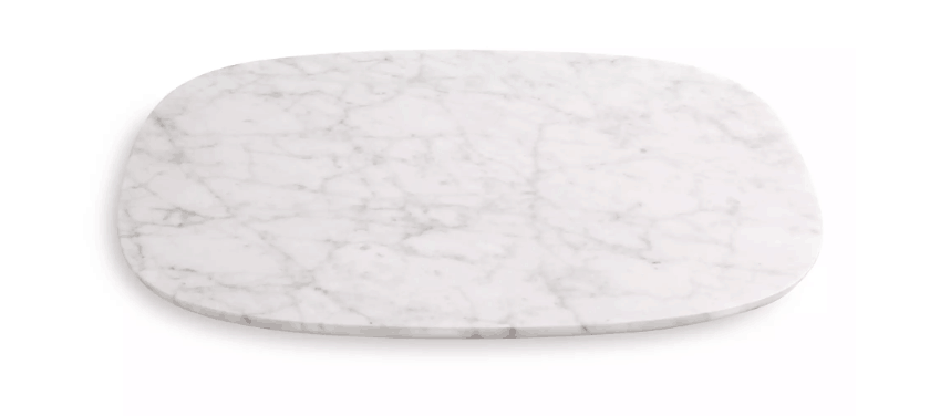 White marble tray