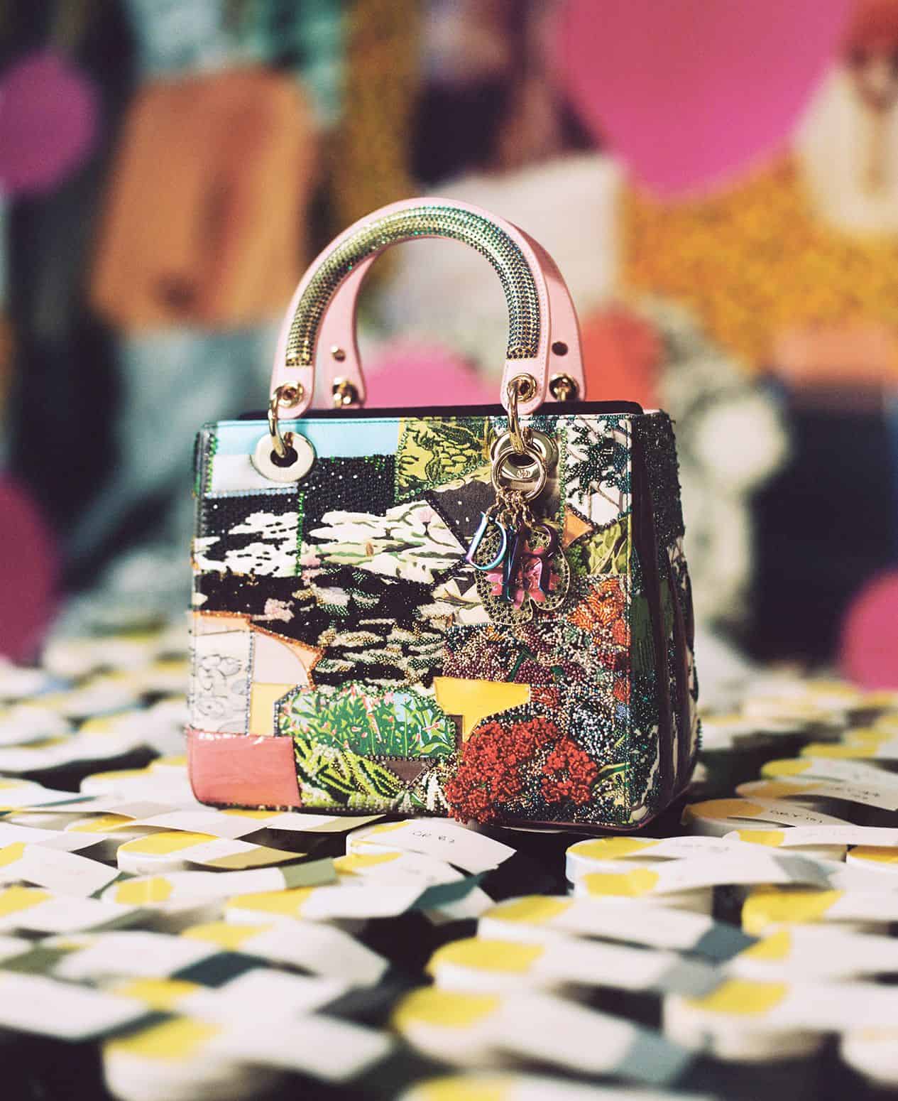 Artist Collaborated Designer Bags : lady art