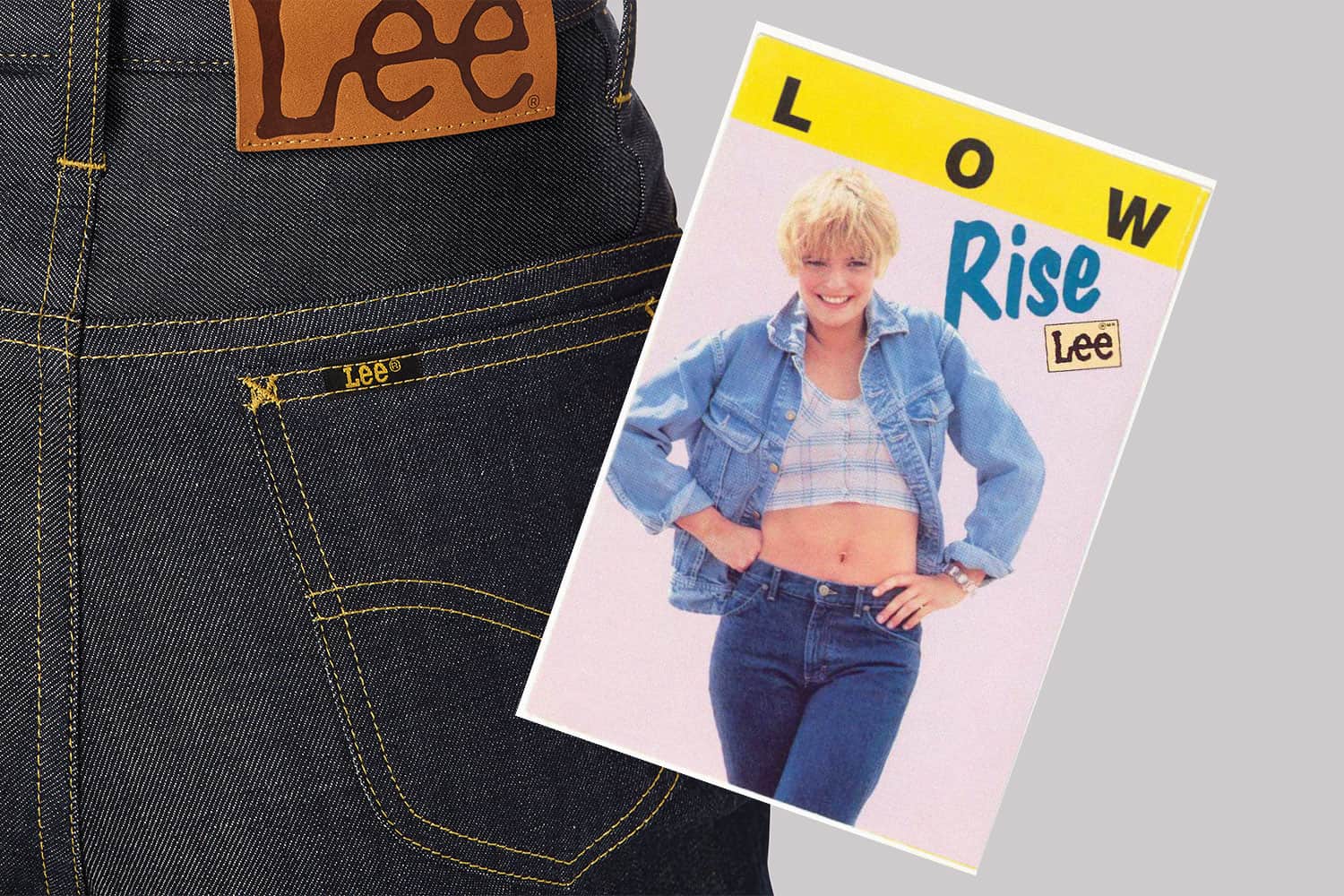 lee low waist jeans