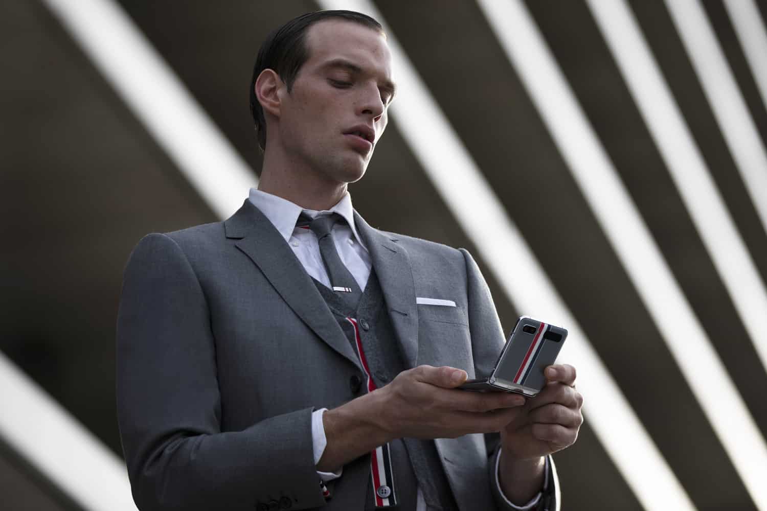 Thom Browne Designs a High-Fashion Flip Phone for Samsung