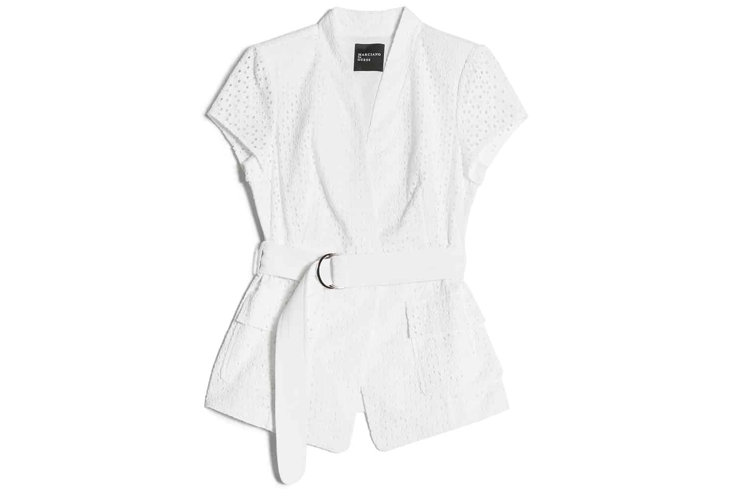 Editor's Pick: Marciano for Guess Tarida Belted Eyelet Blazer