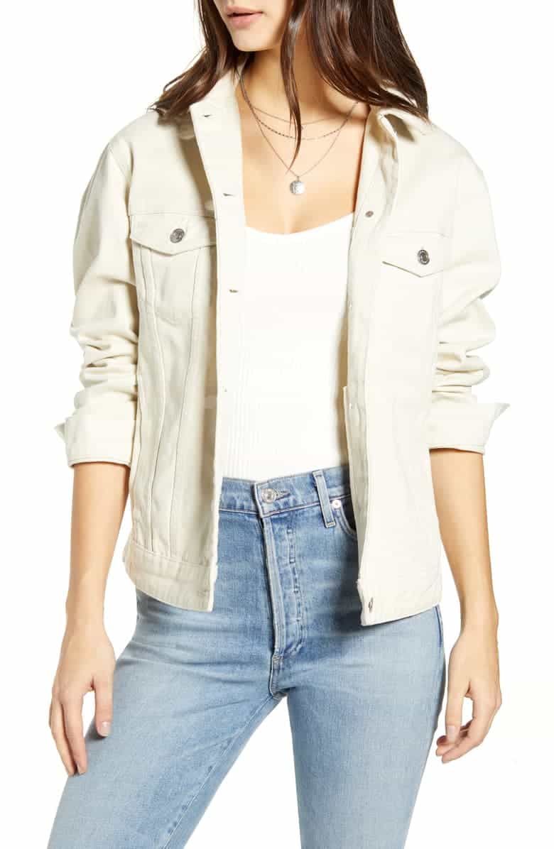 10 Chic White Denim Pieces Under $100 - Daily Front Row