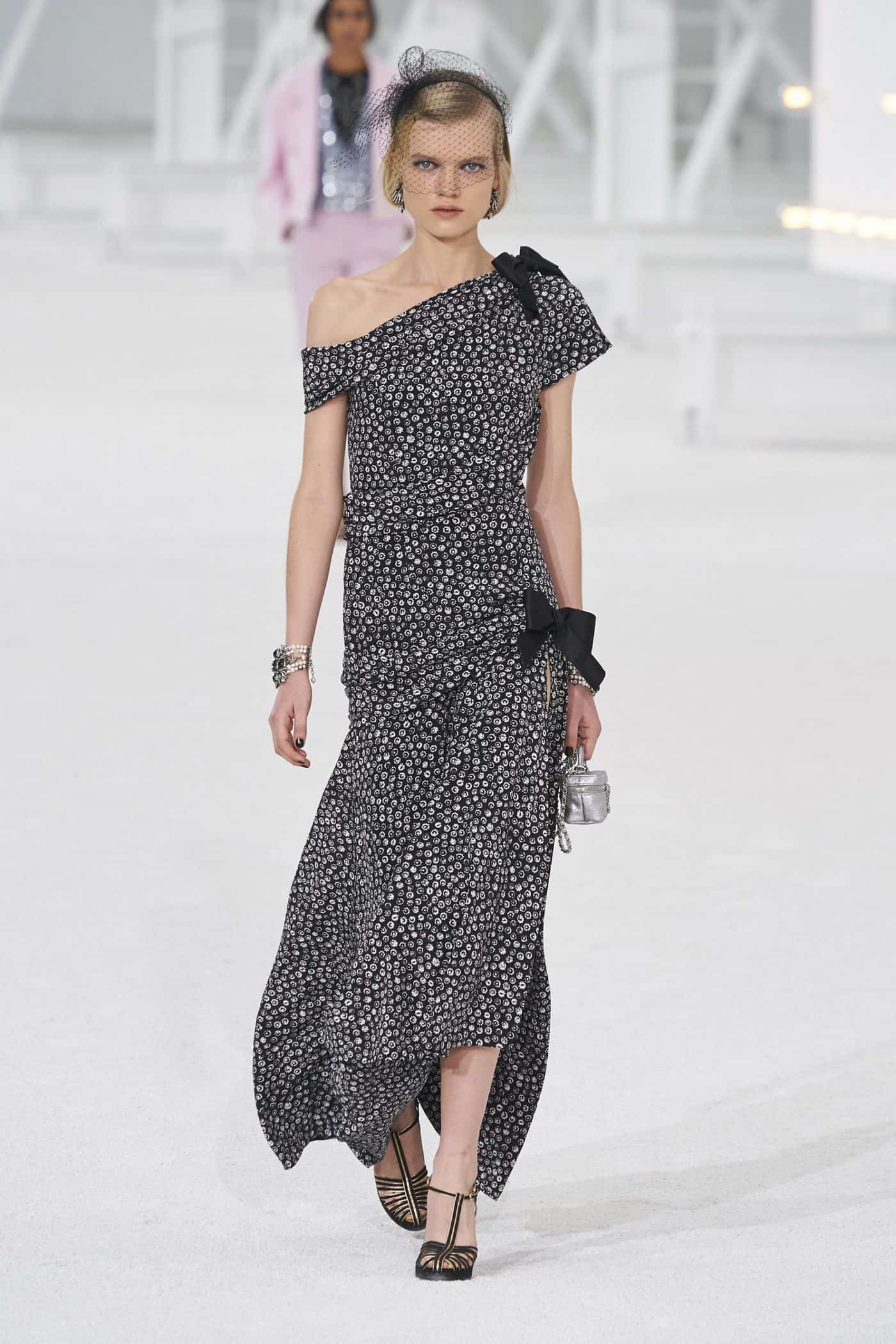 Chanel Silk Polka Dot Dress