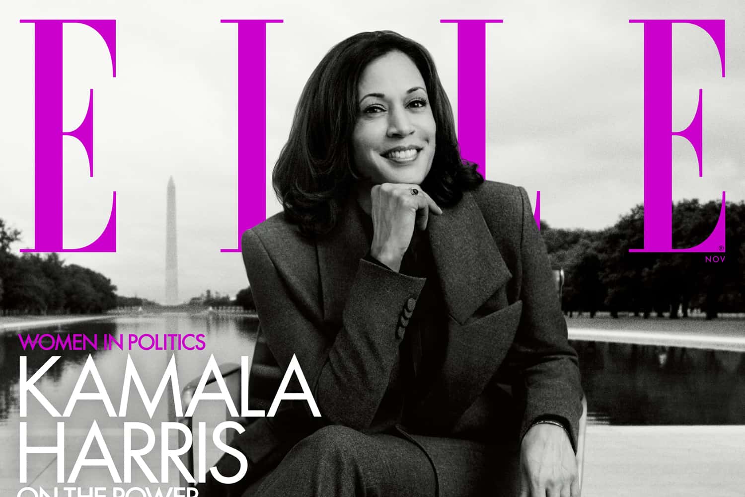 Kamala Harris Is The New Face Of ELLE's November Issue