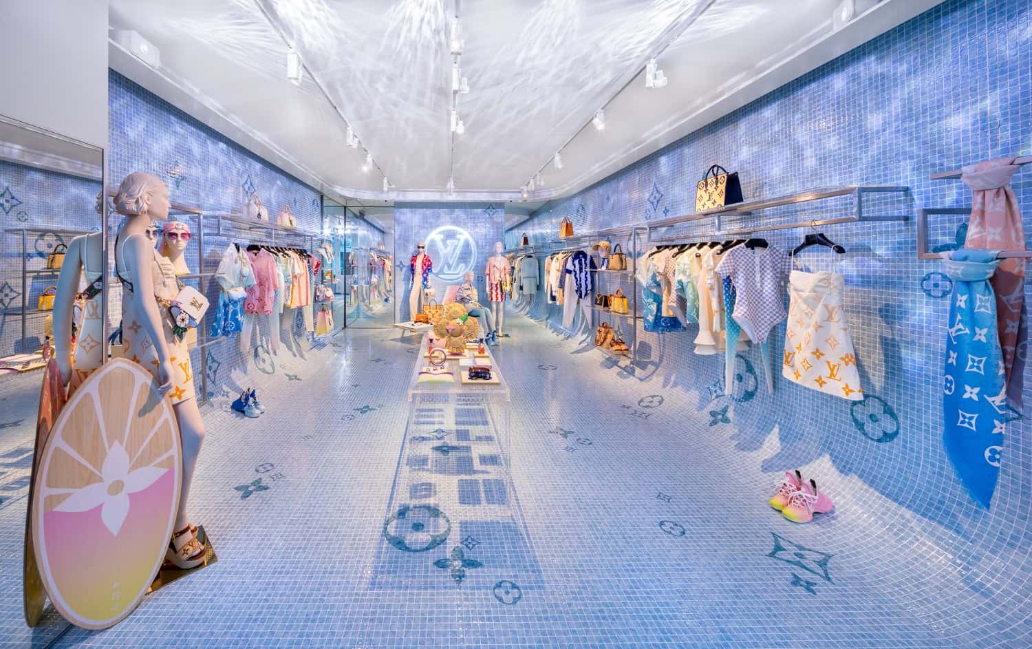 Louis Vuitton Opens A Summer-themed Pop-up In Soho