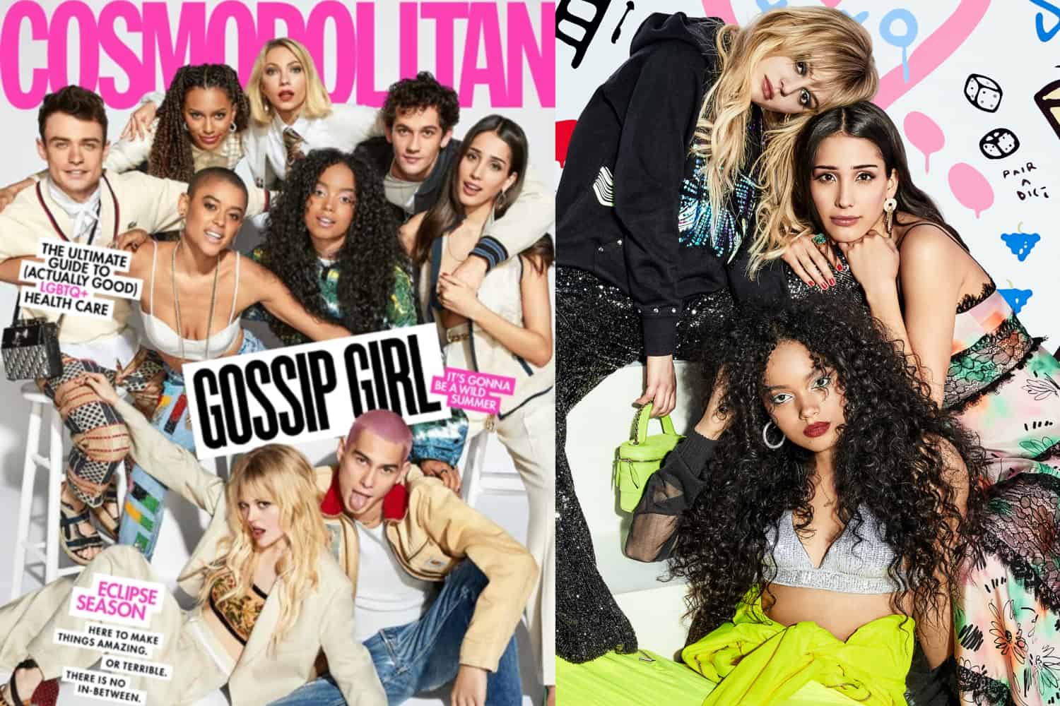 Gossip Girl is Coming in July, and Cosmo Locked Down The Cast's First Cover  - Go Fug Yourself - Gossip Girl is Coming in July, and Cosmo Locked Down  The Cast's First