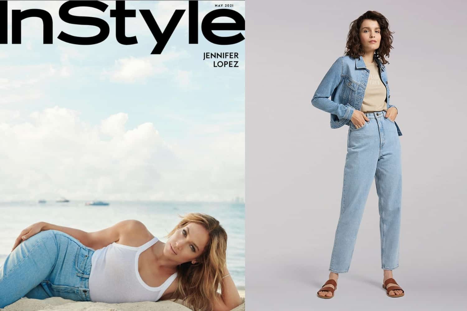Jlo Wore These Editor Favorite Jeans By Lee On Her Instyle Cover