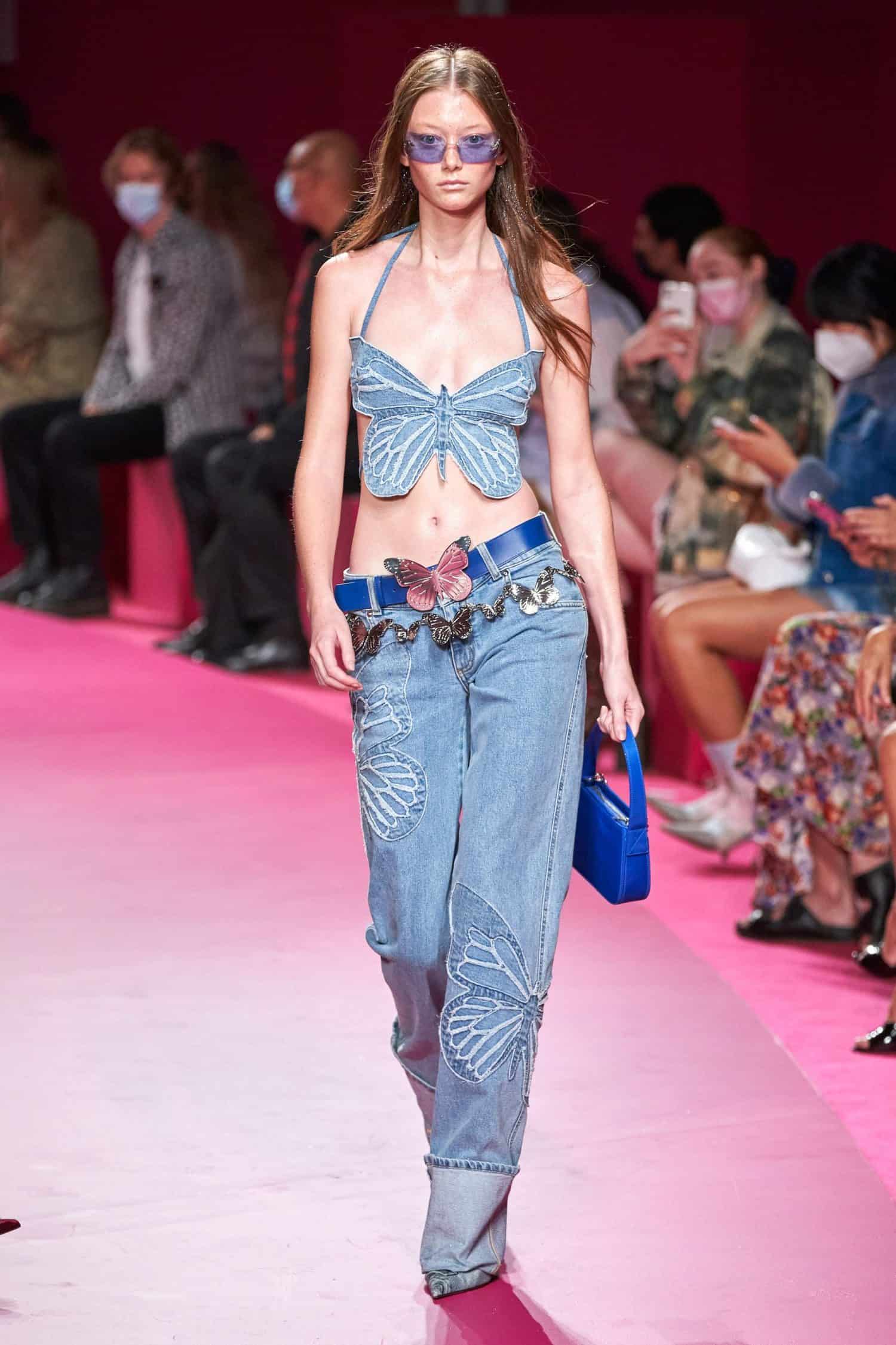 Bra Tops Take Over The Spring/Summer 2022 Runways At Fashion Week