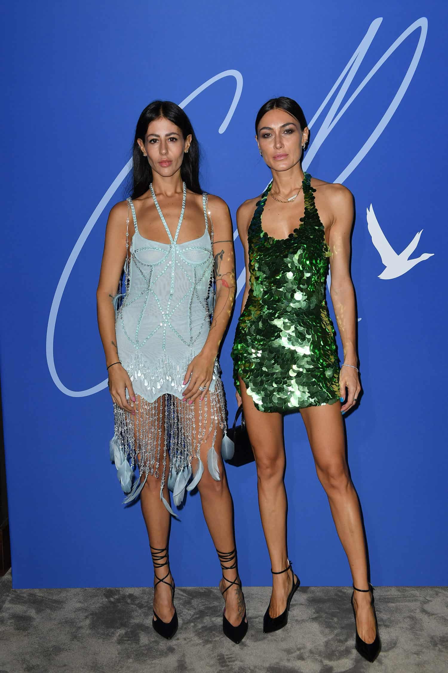Gilda Ambrosio and Giorgia Tordini attending the Louis Vuitton show as part  of Paris Fashion Week