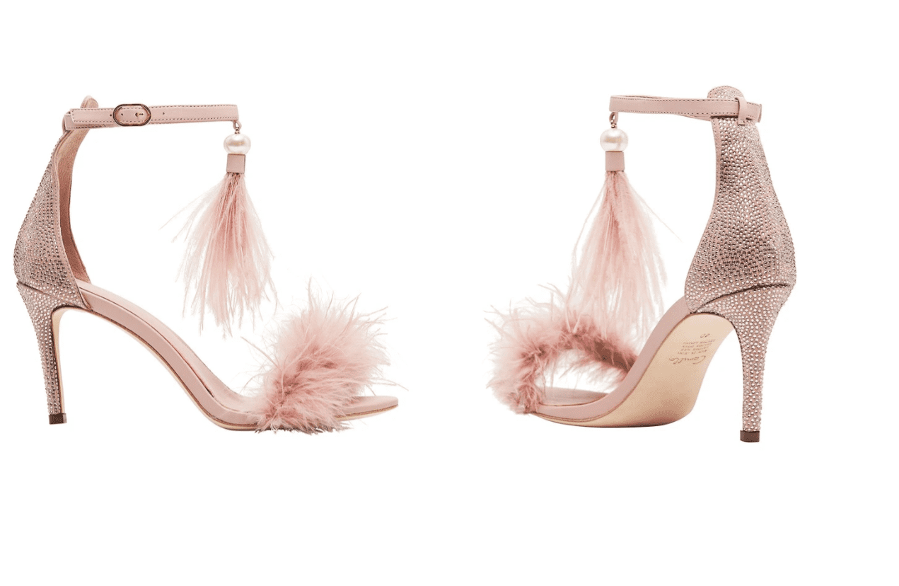 Hot pink feather heels – DearValerie