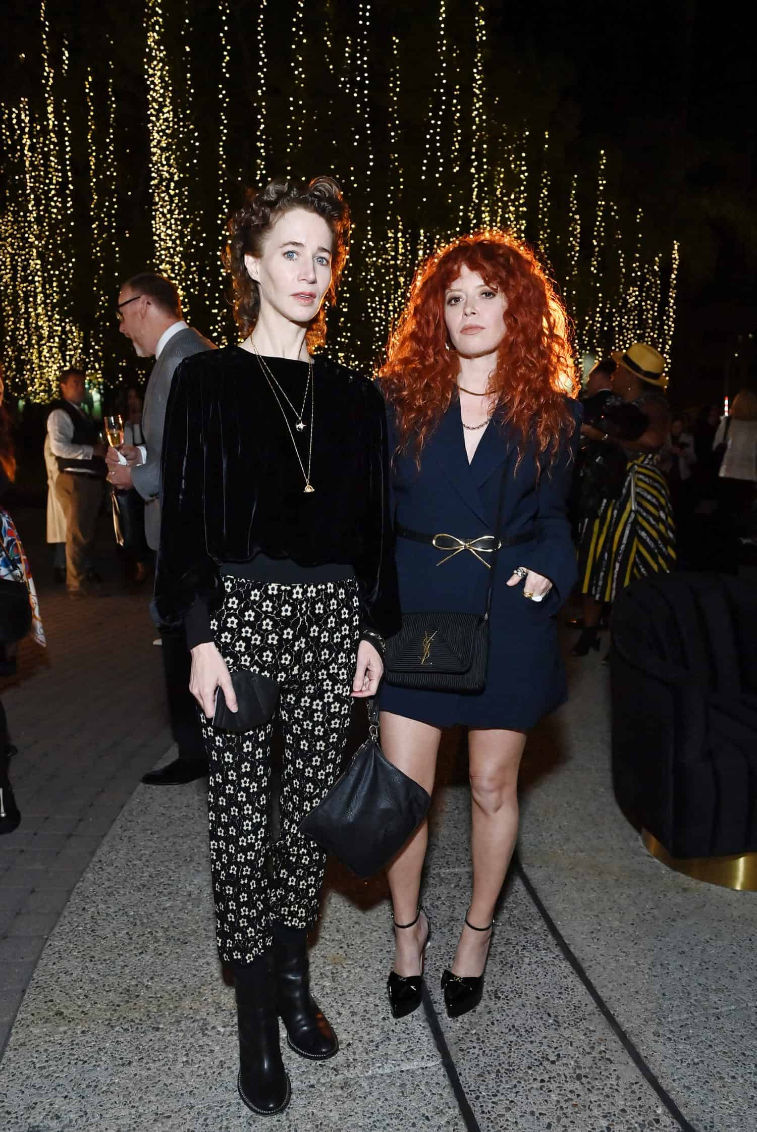 Sarah Jones wearing Louis Vuitton bag and shoes, Agolde denim, News  Photo - Getty Images