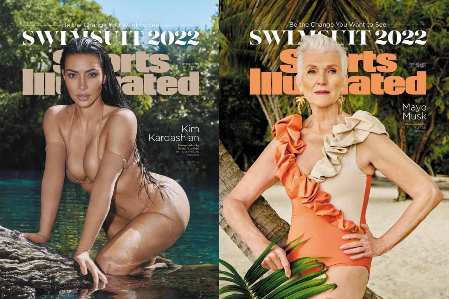 dø slids Selskabelig Kim Kardashian, Maye Musk, Ciara and Yumi Nu Cover SI Swimsuit Issue