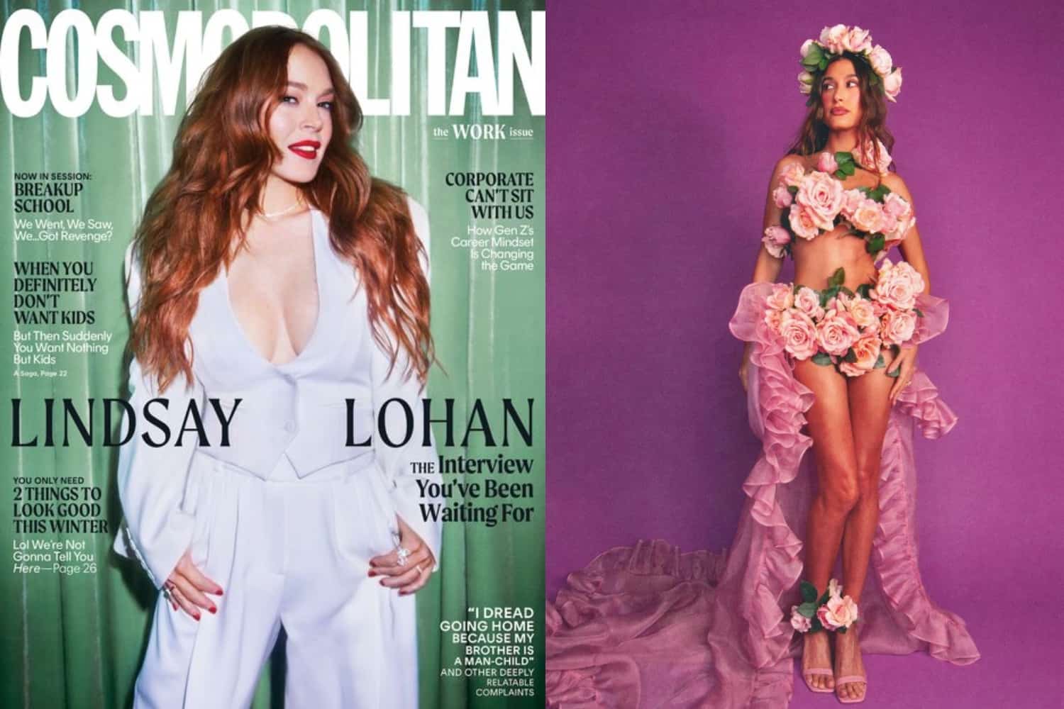 Lindsay Lohan Lands A Cover, Hailey's Haute Halloween, And More