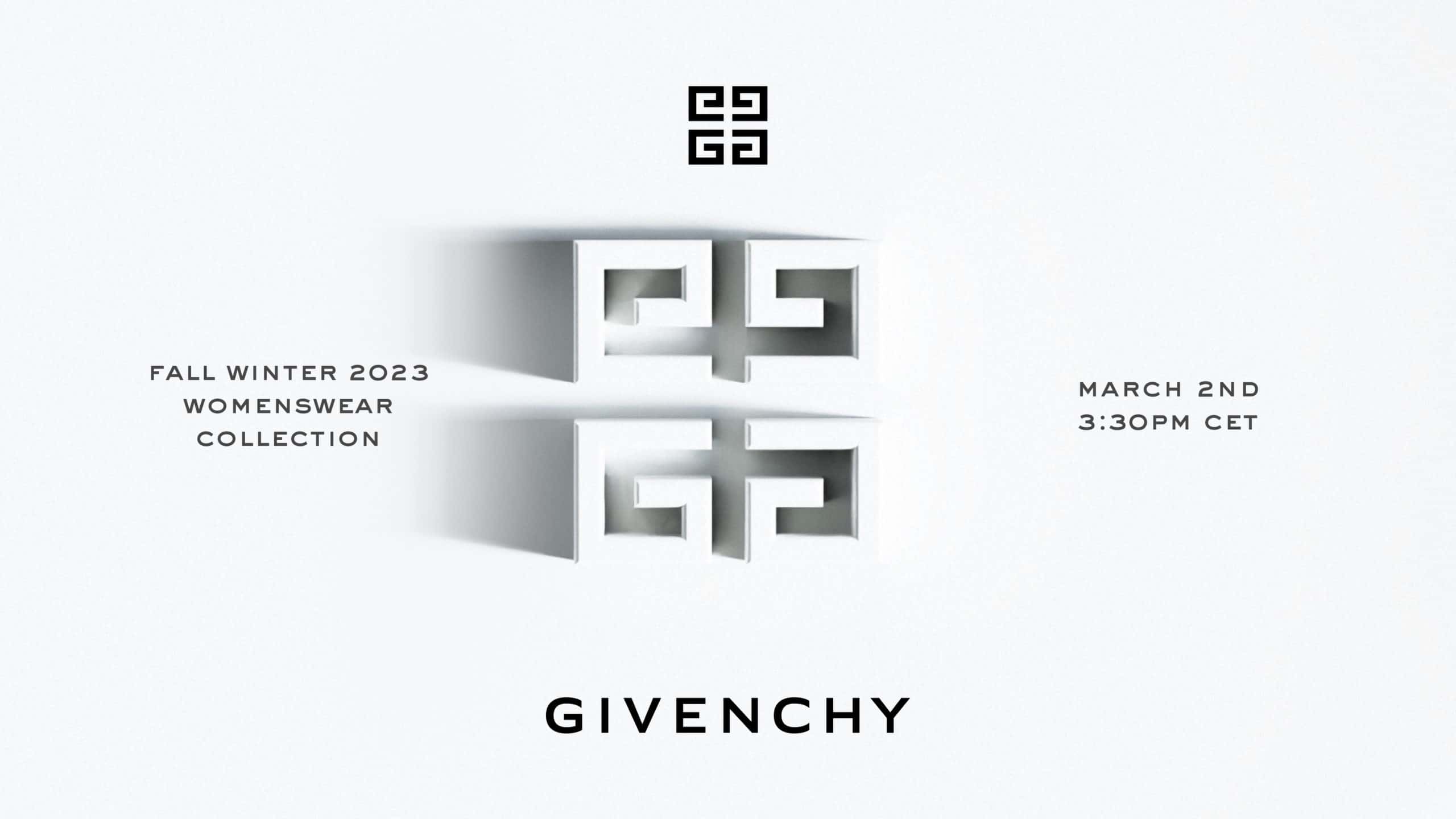 lægemidlet Kritisere Kære Watch The Givenchy FW '23 Show Live From Paris Right Here At 9.30AM Thursday