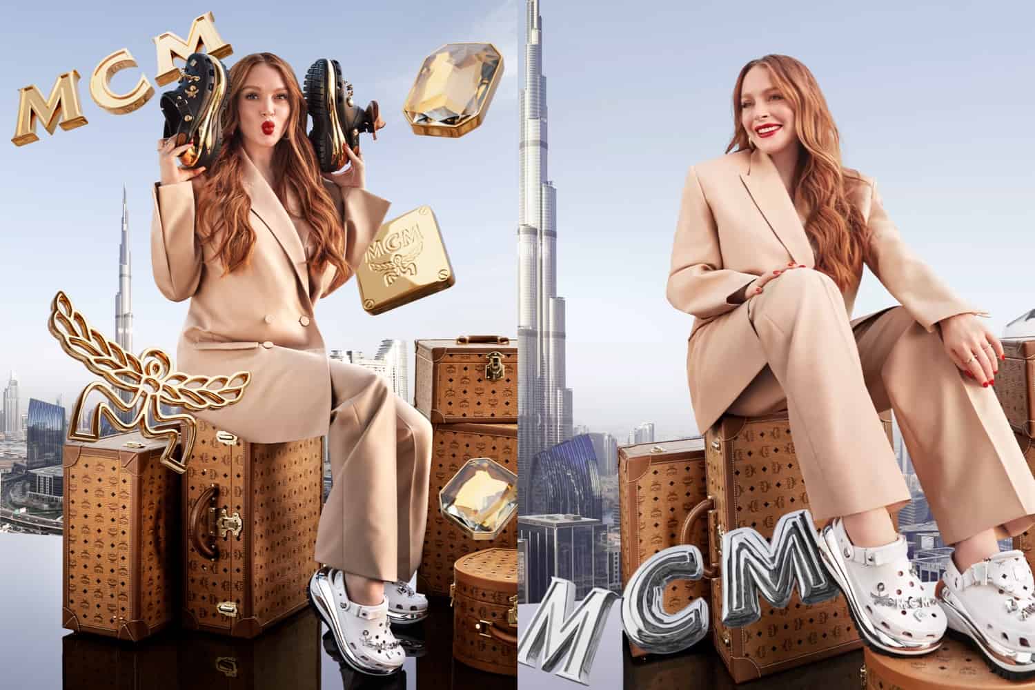 Lindsay Lohan Fronts MCM x Crocs Campaign, Tracy Anderson’s New Collab,