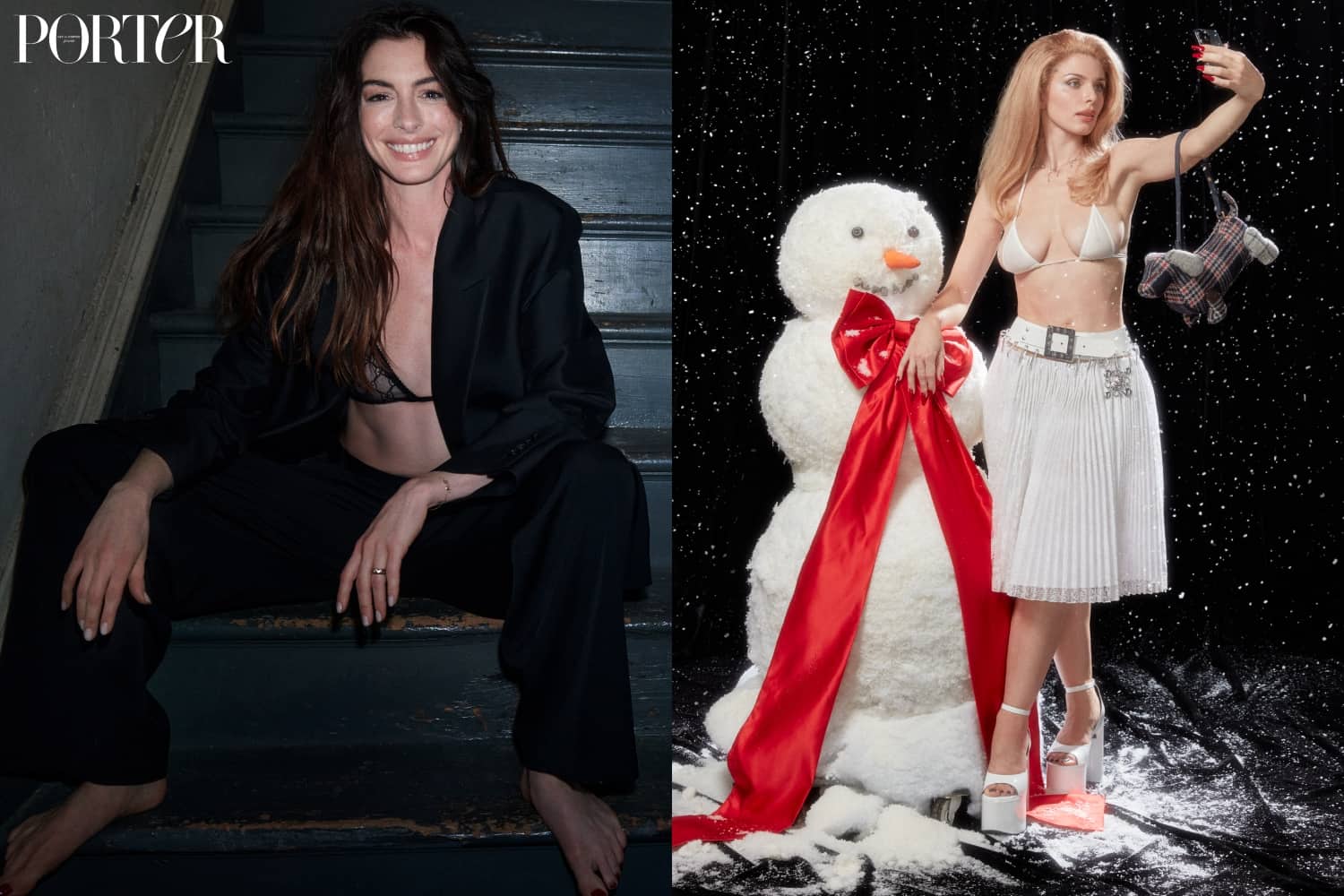 Anne Hathaway Covers PORTER, Julia Fox Is Ssense’s Holiday Star