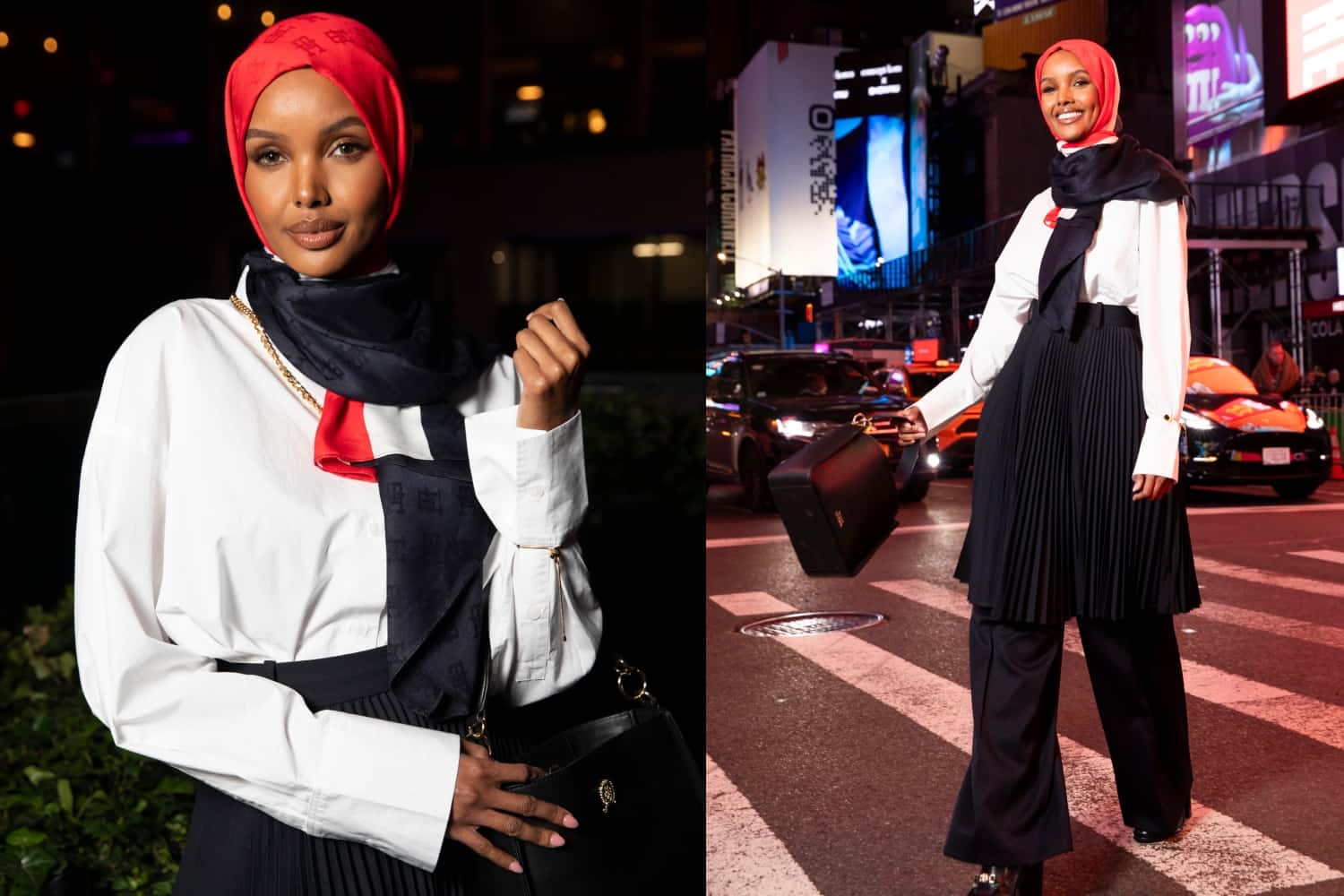 Hanging Out With Halima Aden Before The Tommy Hilfiger Show During NYFW