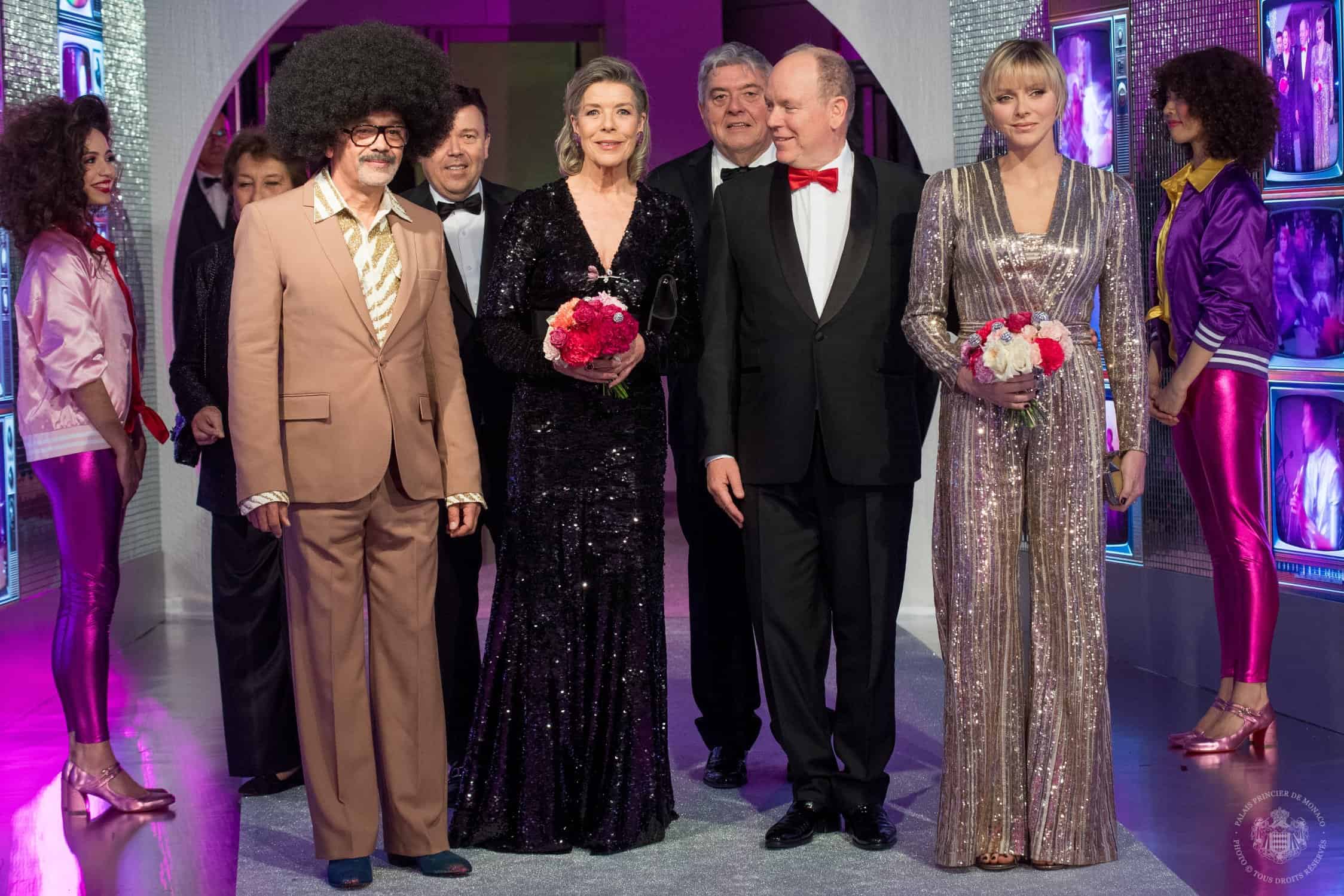 Christian Louboutin, Princess Caroline, Prince Albert II, Princess Charlène, Rose Ball, Princess Grace Foundation
