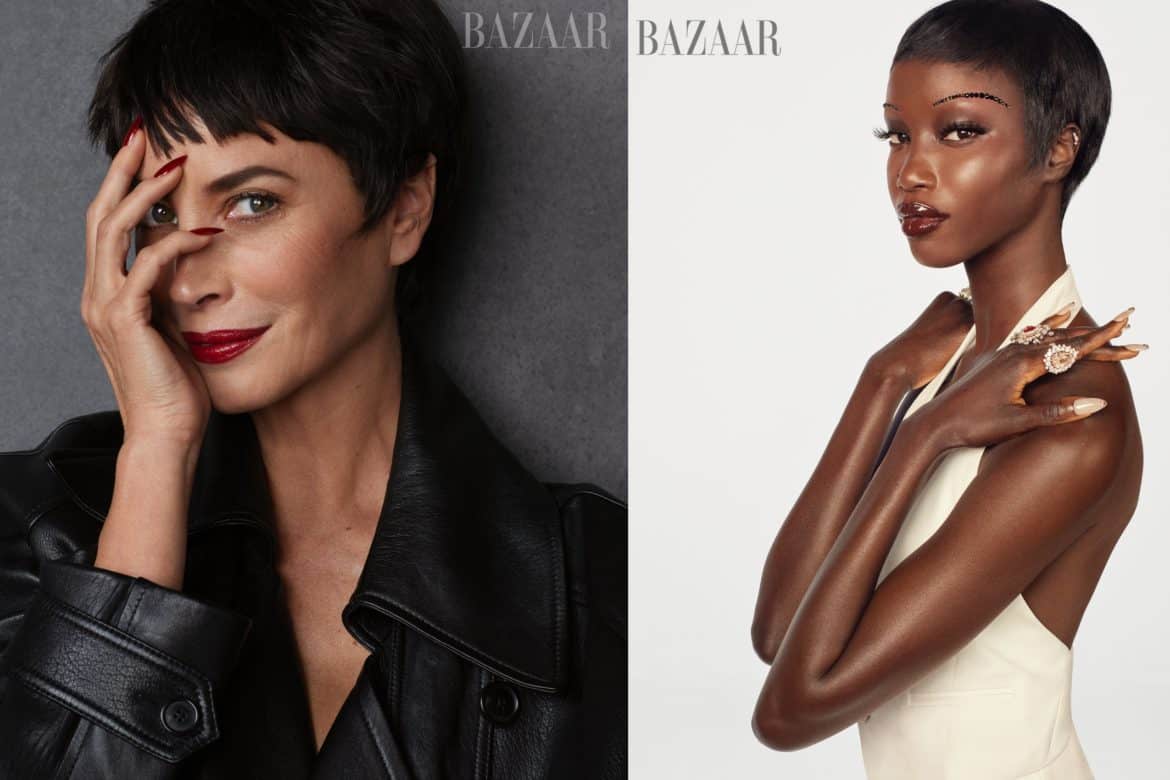Harper's Bazaar, Anok Yai, Christy Turlington, Beauty, fashion, magazines, covers, Ethan James Green