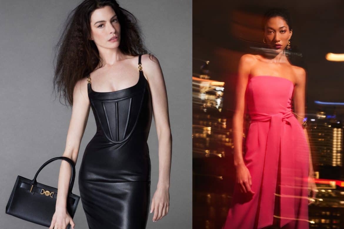 Anne Hathaway, Versace, Donatella Versace, campaigns, Mert and Marcus, Aoki Lee Simmons, BCBG, BCBG New York, campaigns