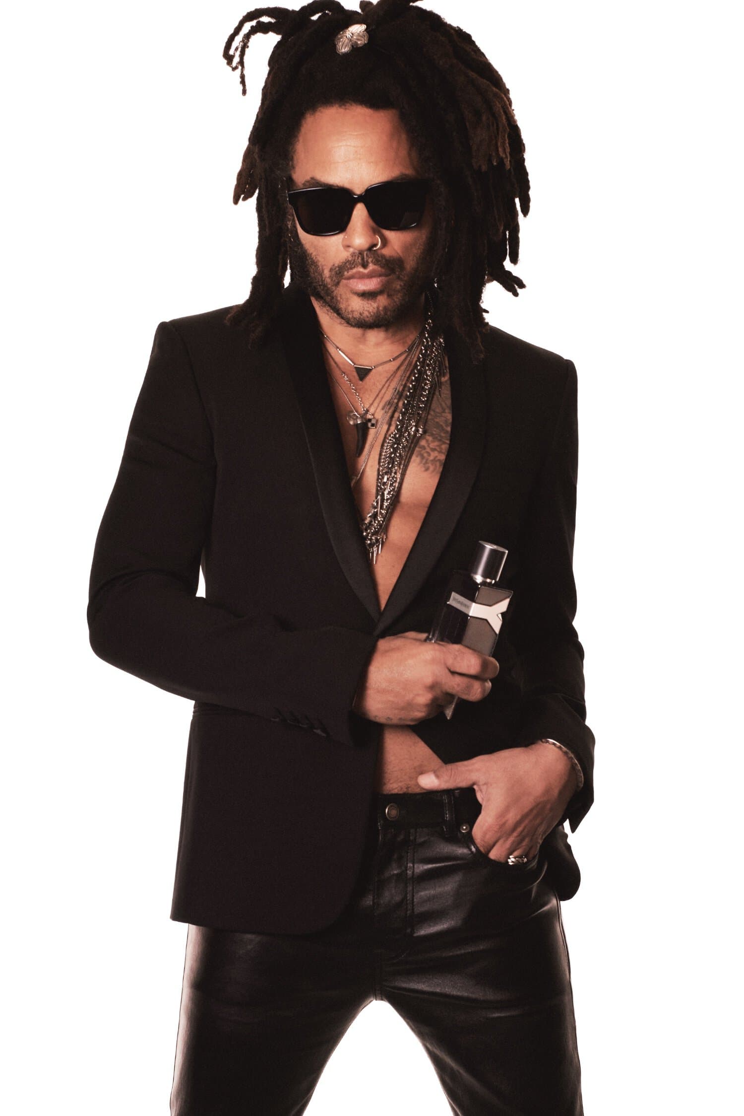 Lenny Kravitz, YSL Beauty, YSL, Saint Laurent, beauty, fragrance, men's cologne, cologne, campaigns, Spring 2024, Yves Saint Laurent