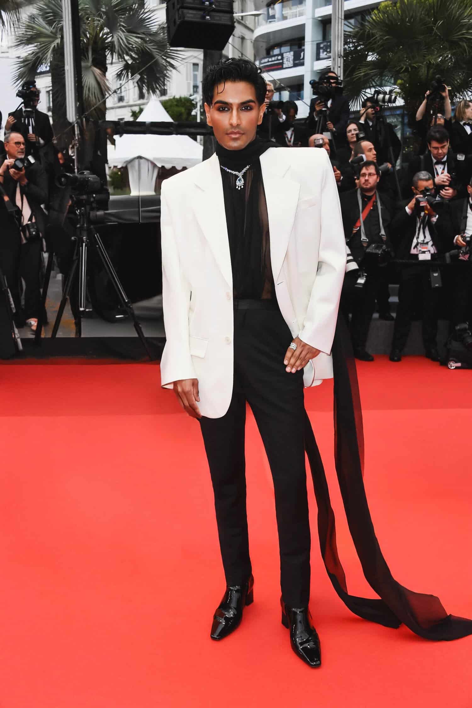 Cannes, Cannes Film Festival, fashion, red carpet, celebrity red carpet, Saint Laurent, Rahi Chadda 