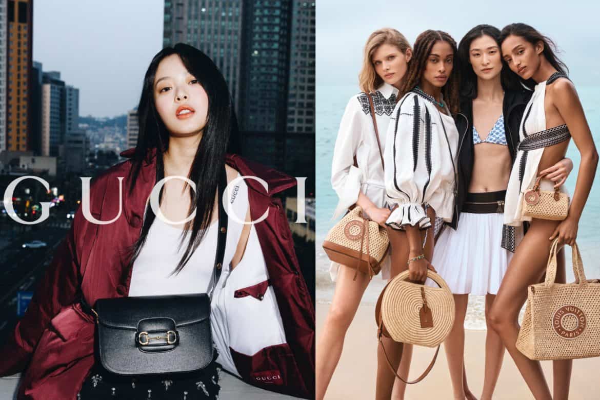 Gucci, Hanni, Sabato De Sarno, campaigns, Horsebit, loafers, handbags, Louis Vuitton, Nicolas Ghesquiere, LV by the Pool