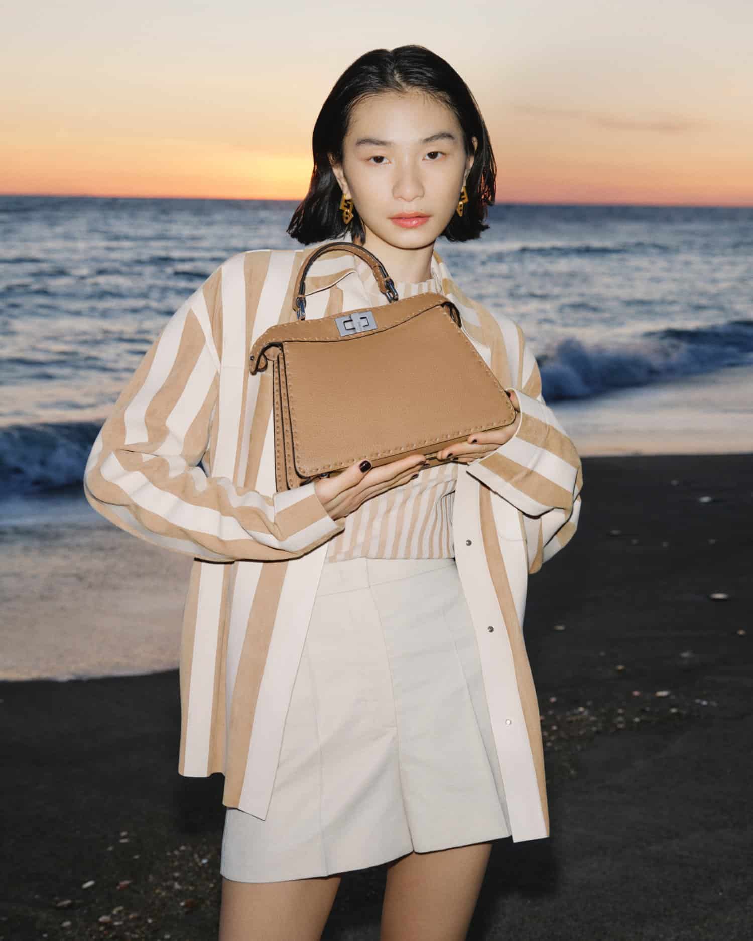 Fendi, fashion, designers, accessories, handbags, Fendi bag, Baguette bag, Silvia Venturini Fendi, Kim Jones, summer 2024, campaigns
