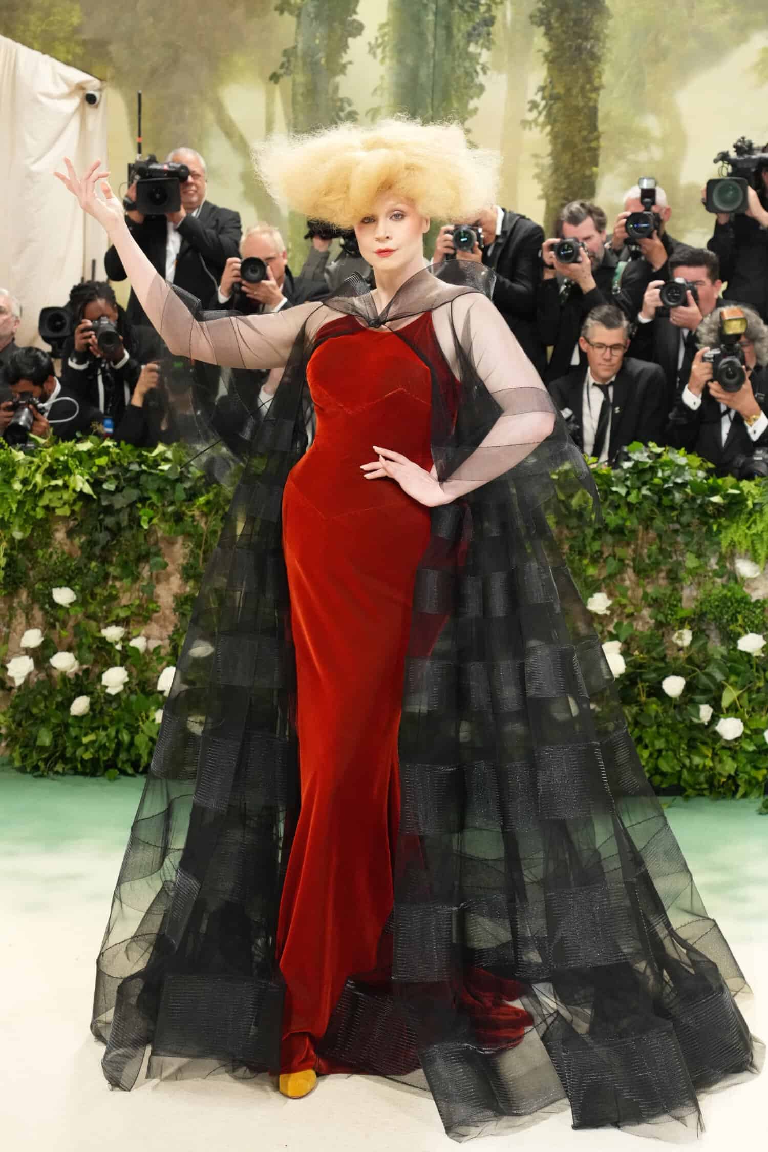 Gwendoline Christie, Christian Louboutin, Maison Margiela, couture, Met Gala, Met Gala 2024, Met Gala dress code, Met Gala red carpet, red carpet, celebrity red carpet, fashion