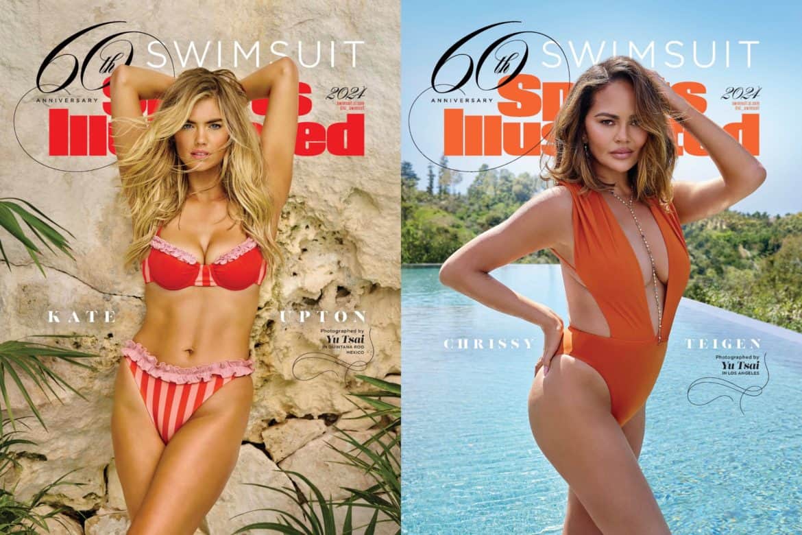 Sports Illustrated, Swimsuit Issue, Sports Illustrated Swimsuit issue, models, covers, anniversary, Chrissy Teigen, Kate Upton, swimwear