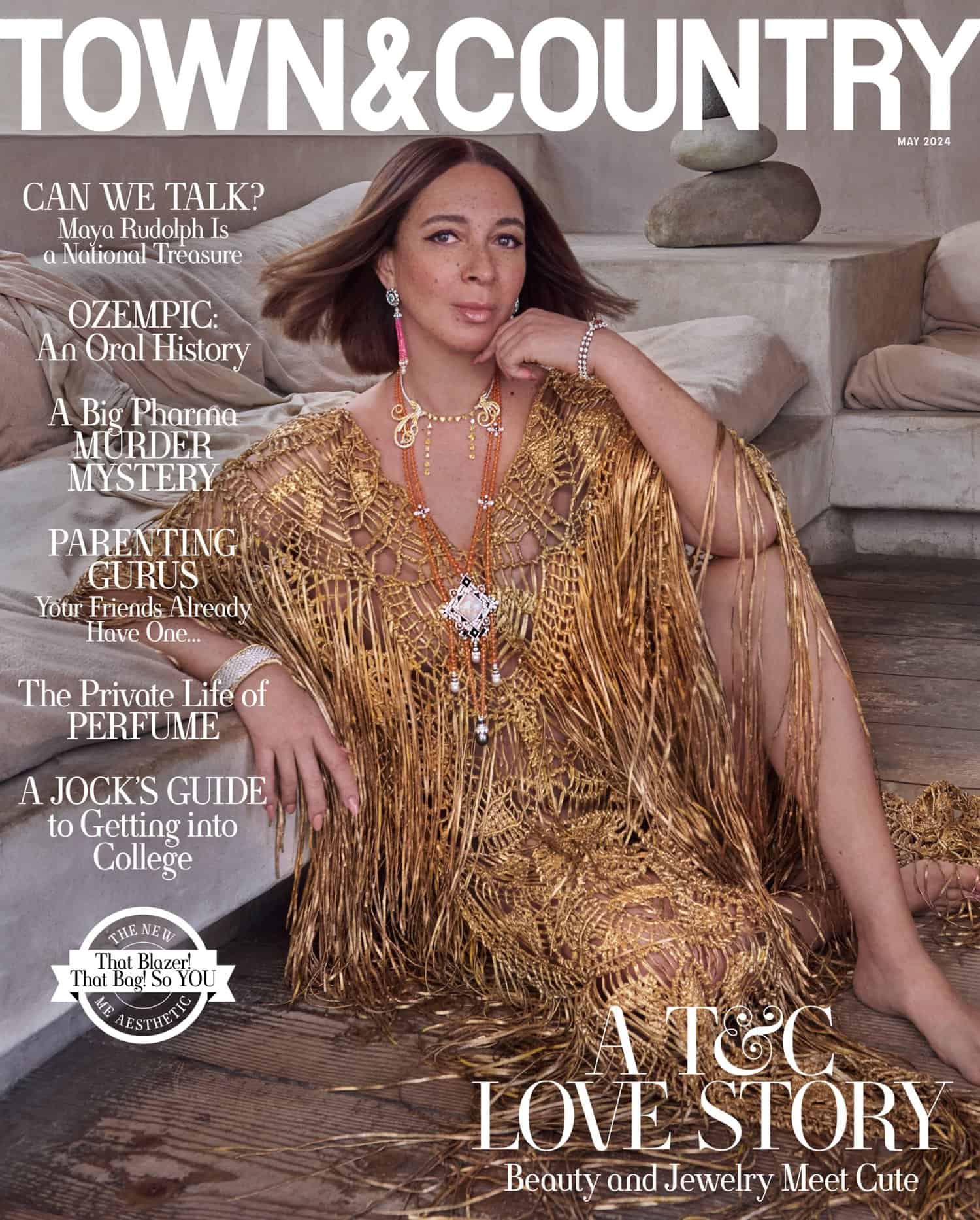 Maya Rudolph, Town & Country, magazines, covers, fashion